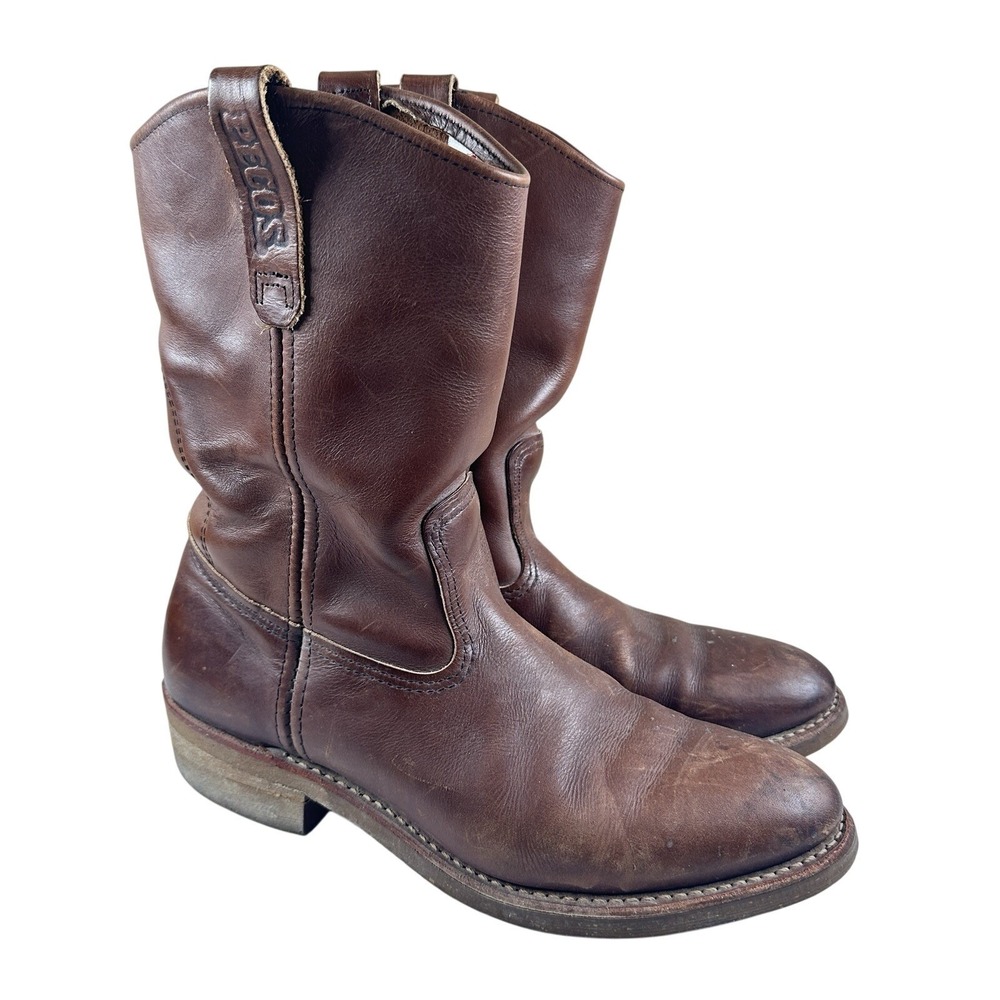 Red Wing Heritage 1155 Pecos Leather Western Style Work Boots USA Mens Sz 10.5 C